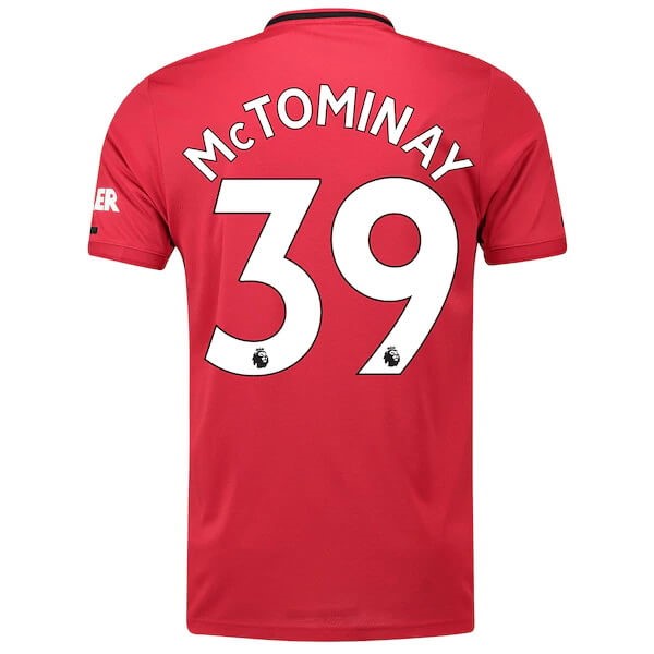 Replicas Camiseta Manchester United NO.39 McTominay 1ª 2019/20 Rojo